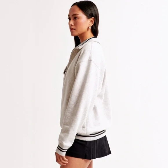 oversized sunday half-zip - Picture 3 of 11